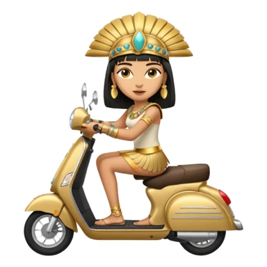 cleopatra drive scooter sticker