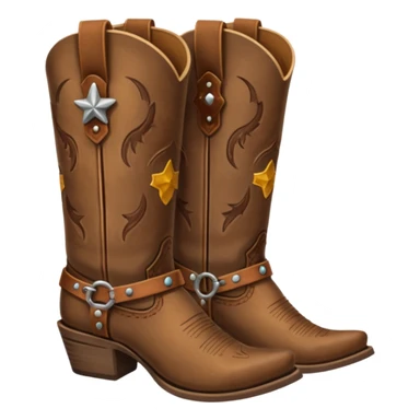 Cowgirl boots sticker