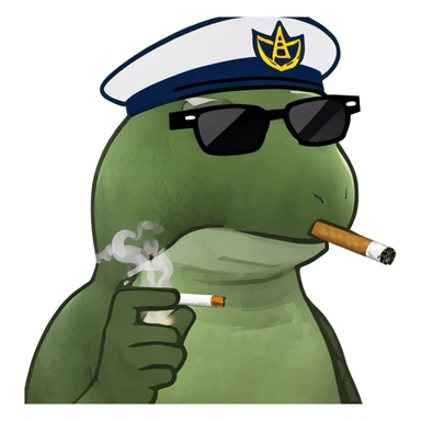 Falcon smoking weed sticker