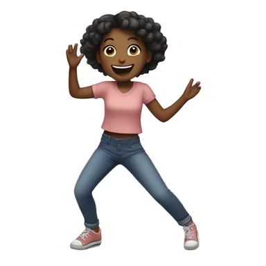 girl dancing song sticker