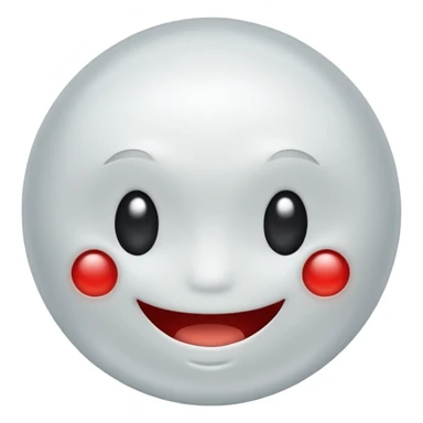 smiling white blood cell sticker