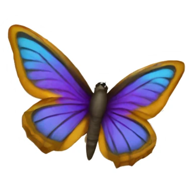 Butterfly reading a book sticker