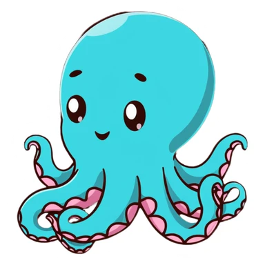 cute octopus sticker