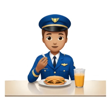 hazme una persona atendiendo en un comedor universitario sticker