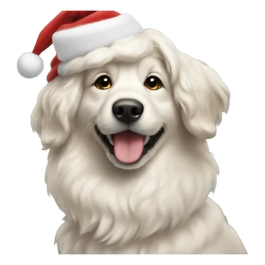 christmas doggy sticker