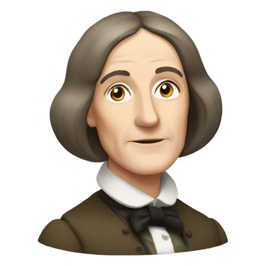 George Eliot british writer sticker