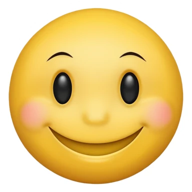 A smily face doing uhm sticker