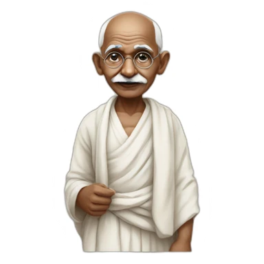 Mahatma Gandhi  sticker
