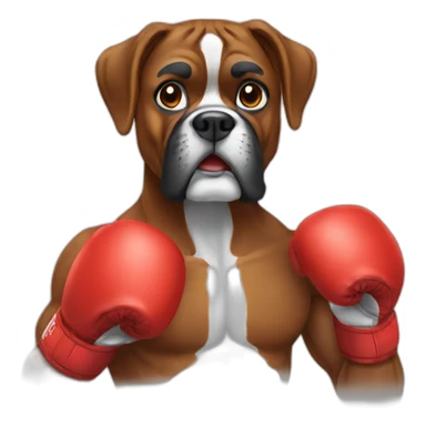 Boxer sticker