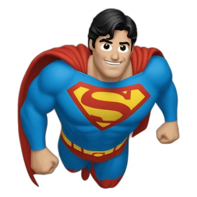 1980's superman sticker