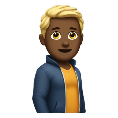 Gil wearing gym suit  sticker