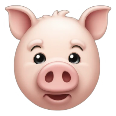 Cochon idiot sticker