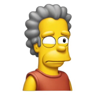bart simpsons sticker