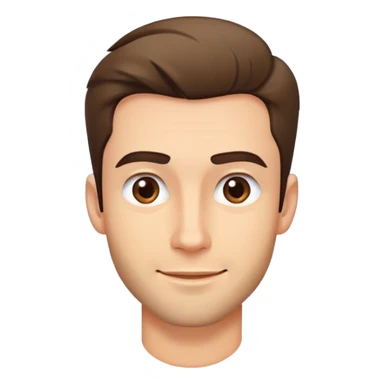 đàn ông, râu quai nón, tóc vuốt, bảnh, đểu, nhếnh miệng nghiêng đầu, cằm nhọn, đểu nữa sticker