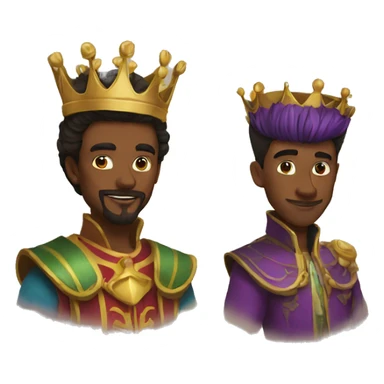 King and Trickster sticker