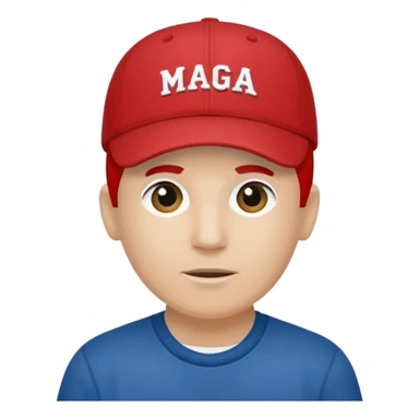 HAT with MAGA sticker