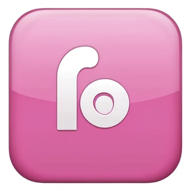 pink Pinterest logo sticker