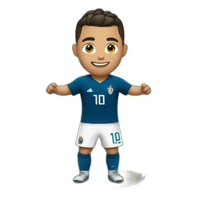 Ronaldo célébration de dos sticker