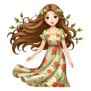 Spring Mother Nature  sticker