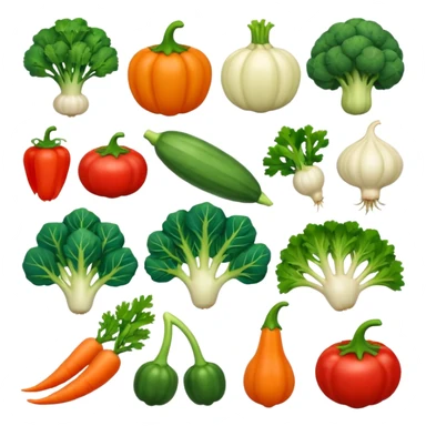 Veg name english  sticker