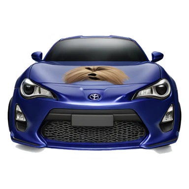 Chewbacca’s teeth grill Toyota 86 ,blueberry color,chrome wheels  sticker