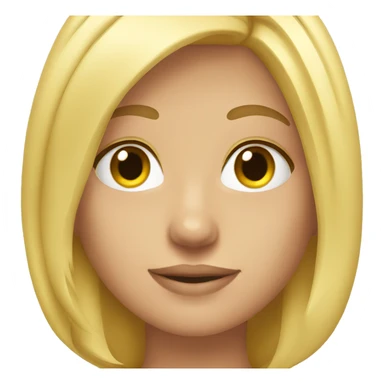 blonde girl fit sticker