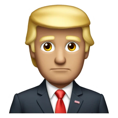Donald trump enojado sticker