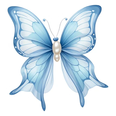 A pair of ethereal butterflies, their wings painted in soft shades of powder blue and pearl, dance around a sheer chiffon ribbon caught in a gentle breeze. The ribbon, tied loosely into a bow, trails across a marble surface, its ends curling like whispers of forgotten dreams. The scene is bathed in the golden light of the late afternoon sun.
 sticker