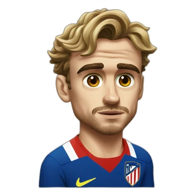 Antoine Griezmann en Van Gogh sticker
