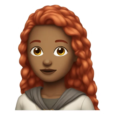 RPG, light skin, red hair, woman sticker