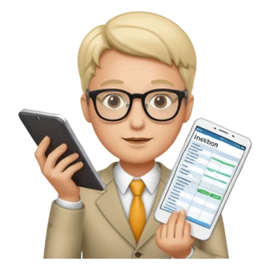 customized investment plan with human sticker