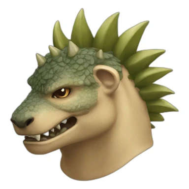 tarasque earing man sticker