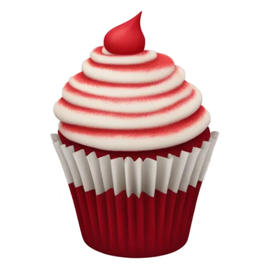 red velvet cupcake sticker