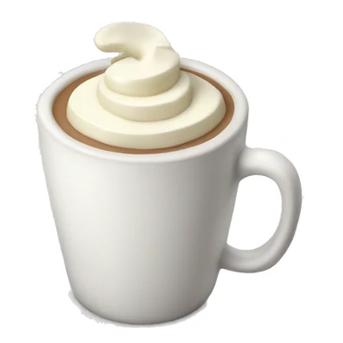 White hot chocolate  sticker