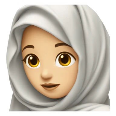 girl doing umrah  sticker