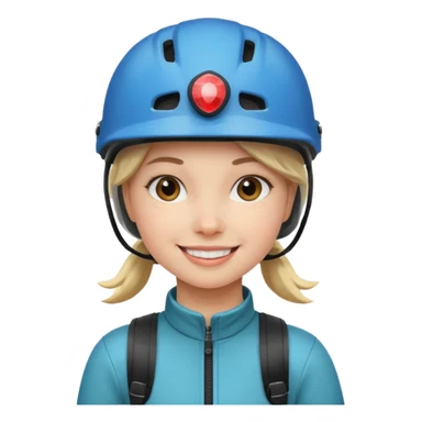 girl with bike helmet sticker
