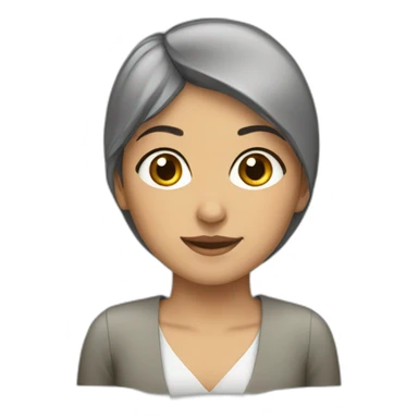 iranian girl with short hair sticker