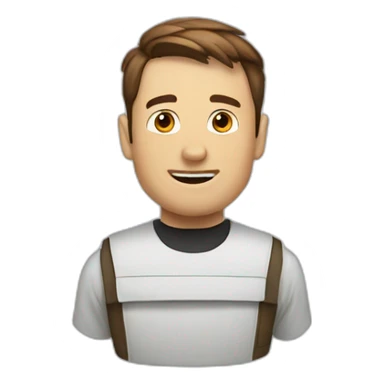 Elon with grok sticker