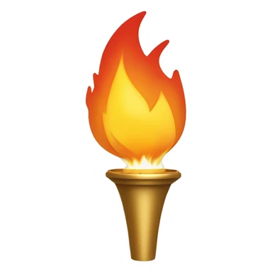 Olympic flame Paris 2024 sticker