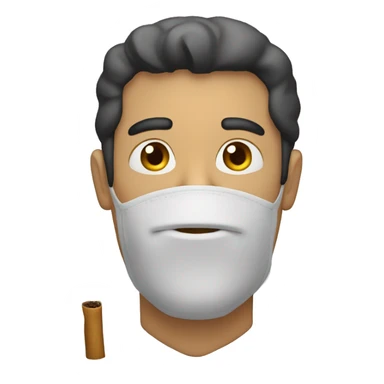 Hombre fumando sticker