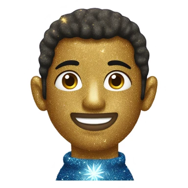 glitter hanukkah  sticker