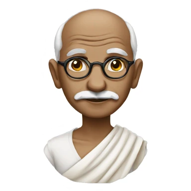 Gandhi sticker