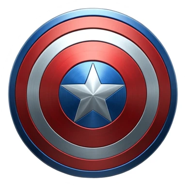 captain america shield  sticker