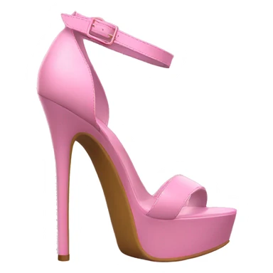 pink platform heels pink heels sticker