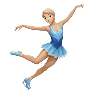 ice skater sticker