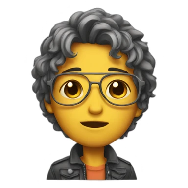 Cool but crying sticker