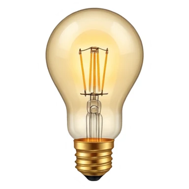 Vintage Edison Light Bulb
 sticker