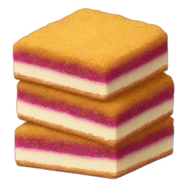 Dry amaranth cake bar stack sticker