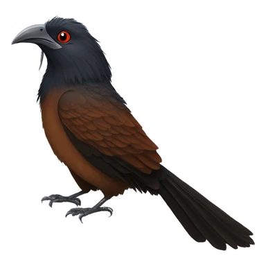 Greater coucal sticker