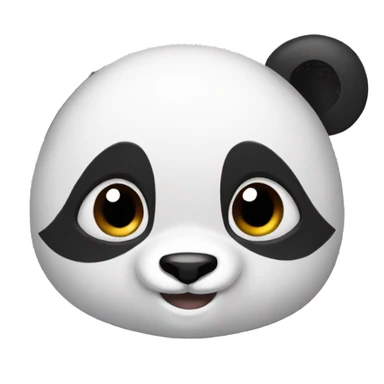 A cute little panda sticker